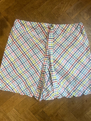 Rainbow check shorts size 14-16