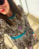 The ‘Leopard Pop’ Maxi skirt