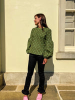 The ‘Olive Palm Tree” Blouse