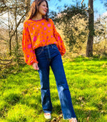 The ‘Groovy Chick’ blouse